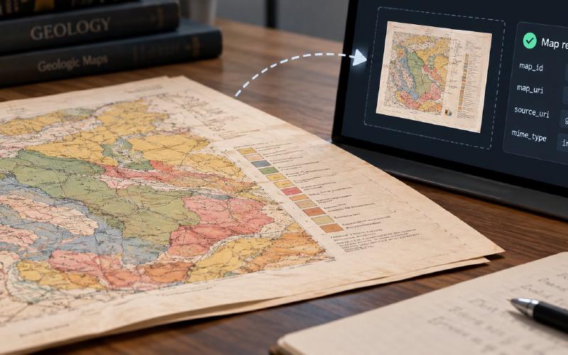 Loading a Scanned Geologic Map Into an MCP Agent