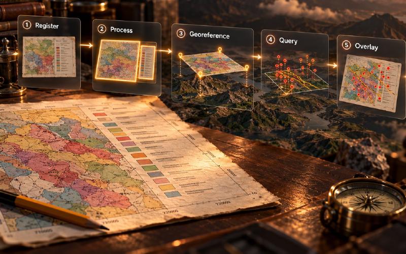 An Open-Source Georeferencing Pipeline for Scanned Geologic Maps