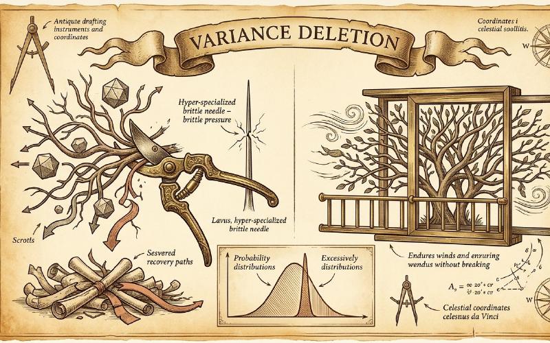 Variance Deletion: Why Cherry-Picking Data Collapses Agents