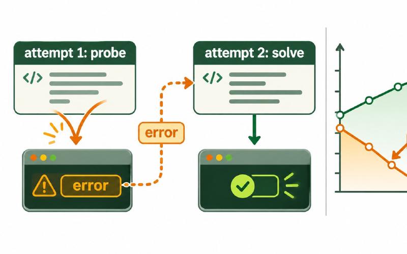 Why First-Attempt Pass@1 Drops as SFT Agents Improve