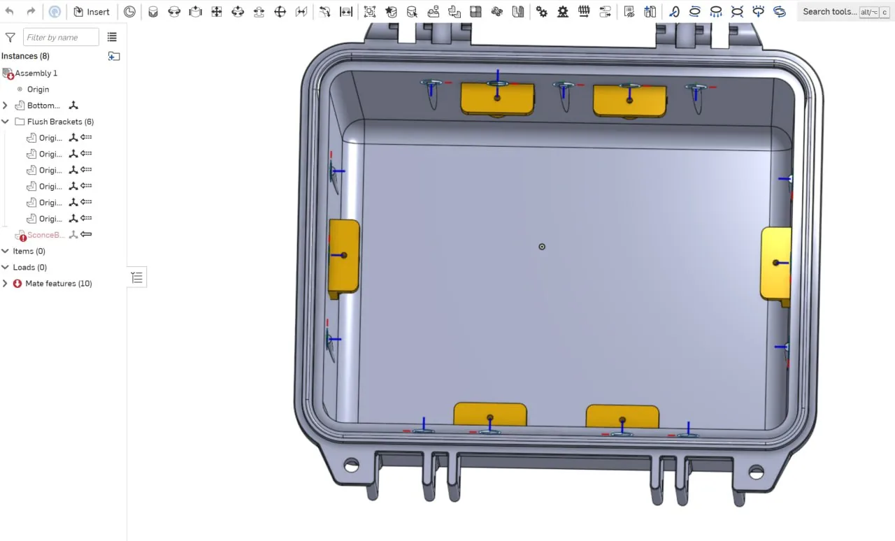 The Box being built — 3