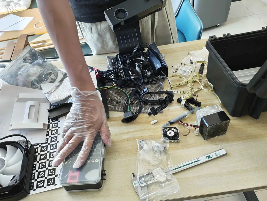 The Box being built — 6
